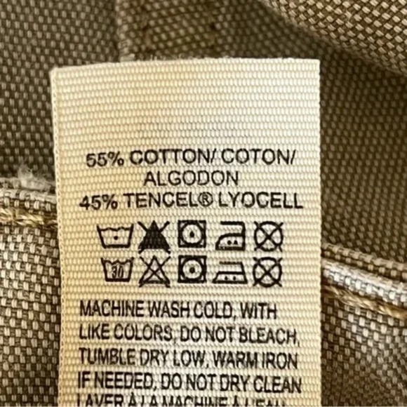 Lucky Brand | Khaki Boyfriend Distressed Utility Ankle Pants, Size 6 - Picture 11 of 11